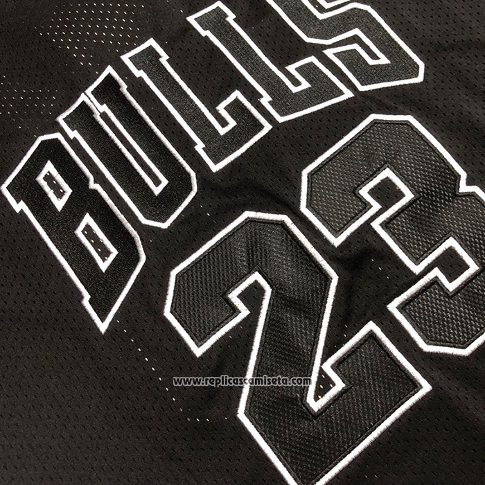 Camiseta Manga Corta Chicago Bulls Michael Jordan NO 23 Negro